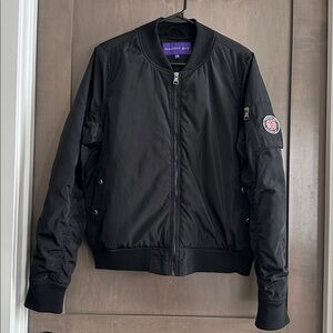 Madden Girl Women’s Black Bomber Jacket Size L